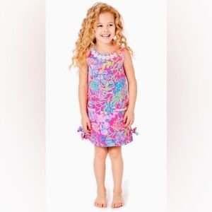 Lilly Pulitzer Little Lilly Girls Knit Shift Shell Me Something Good Size XL